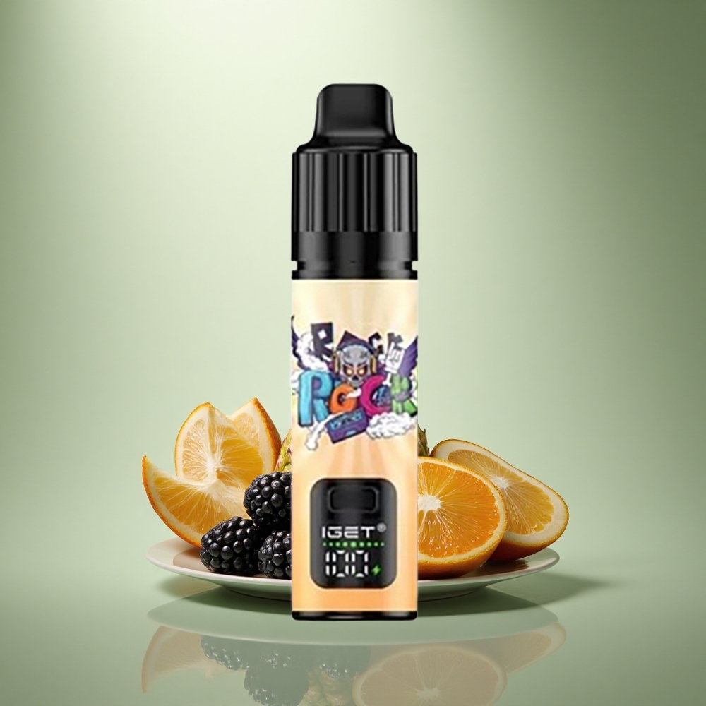 IGET BAR PLUS S3 POD 10000 Puffs Zwarte Framboos Ananas Sinaasappel 18ml 5% 950mAh IGET BAR PLUS S3 POD 10000 Puffs Zwarte Framboos Ananas Sinaasappel 18ml 5% 950mAh