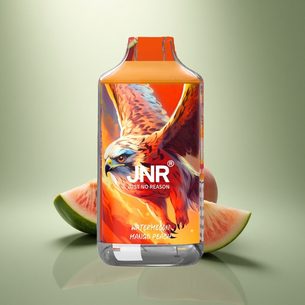 JNR Falcon 16000 Watermeloen Mango Perzik 850 mAh Dual Mesh JNR Falcon 16000 Watermeloen Mango Perzik 850 mAh Dual Mesh